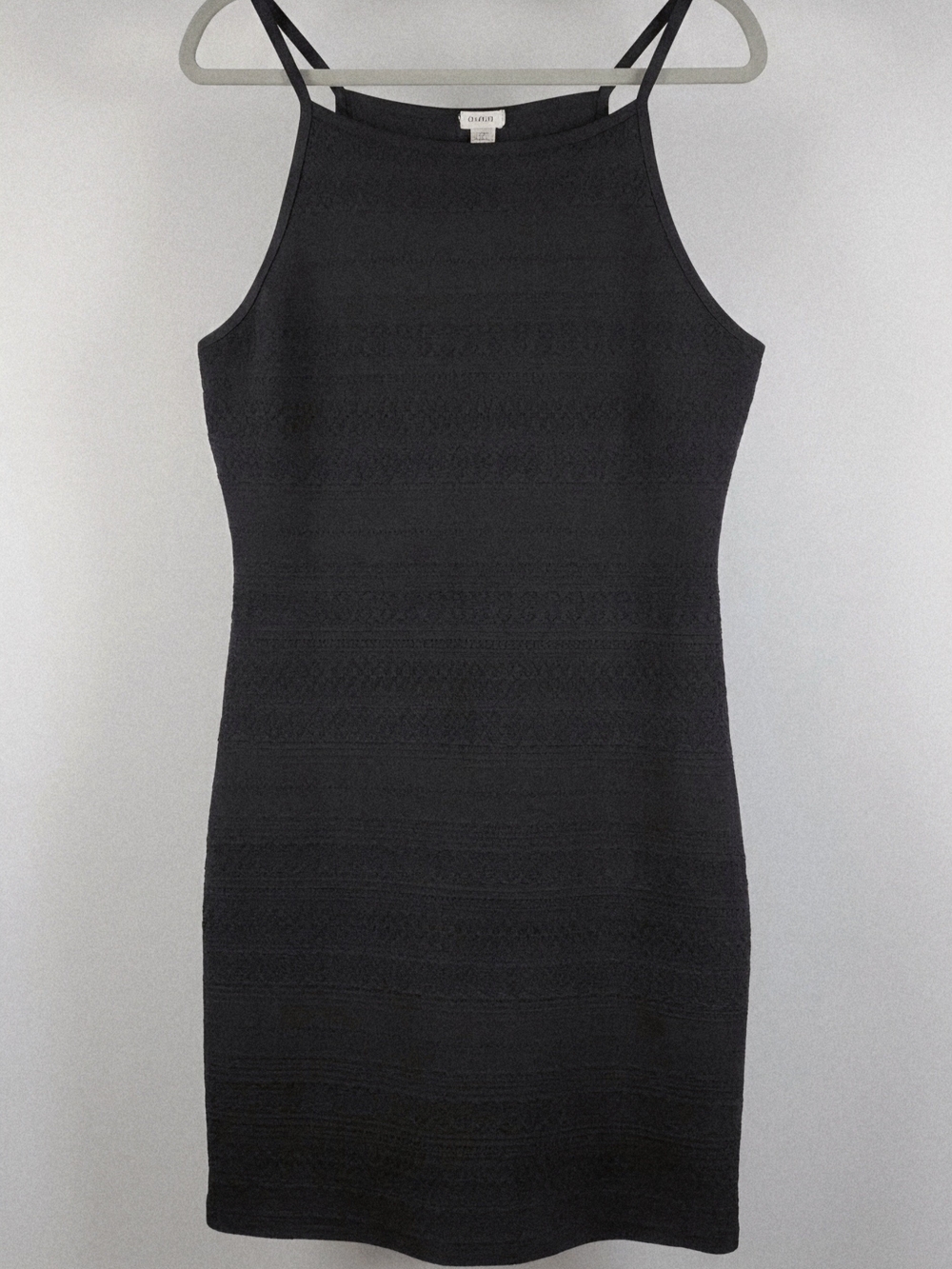 Garage Black Mini Halter Dress